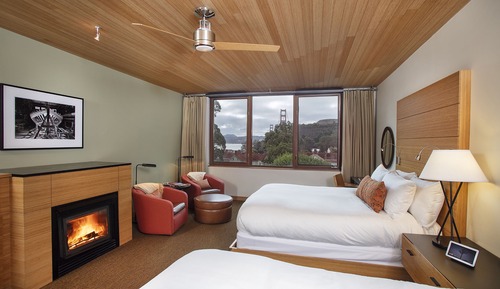 Standard Rooms, 2 Queen Beds, Golden Gate View (Contemporary)