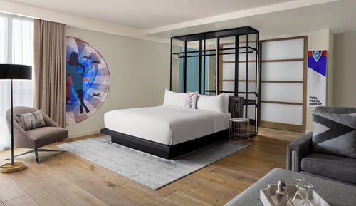 Studio Suite, 1 King Bed with Sofa bed (View)