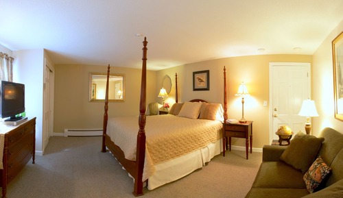 Room, 1 Queen Bed, Fireplace, Courtyard Area