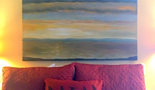 Room, 1 King Bed, Fireplace, Courtyard Area