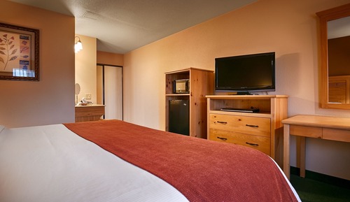Standard Room, 1 King Bed, Non Smoking, Refrigerator & Microwave