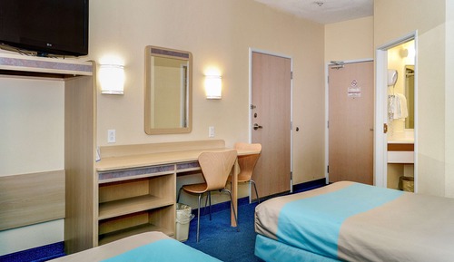 Standard Room, 2 Double Beds, Non Smoking, Refrigerator & Microwave