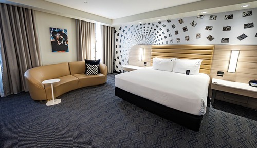 Suite, 1 King Bed, Roll-in Shower, Tower (All Suites)