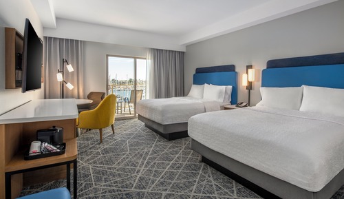 Room, 2 Queen Beds, Refrigerator & Microwave, Marina View (First Floor)