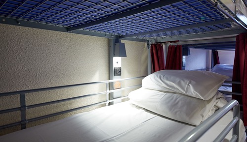 Bed in 9 Bed Dorm with Shared Bathroom