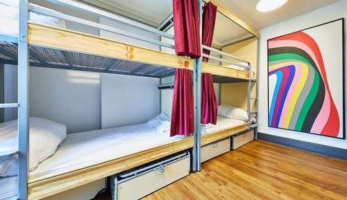 Bed in 8 Bed Dorm with Shared Bathroom