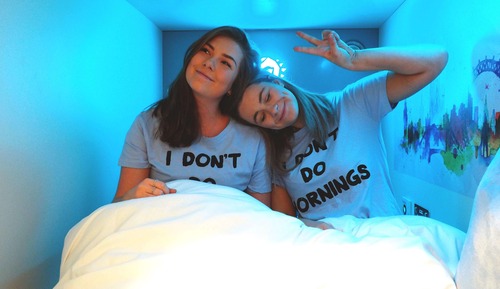 Private Capsule, Shared Bathroom