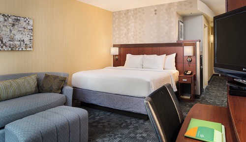 Room, 1 King Bed with Sofa bed (Hearing Accessible)