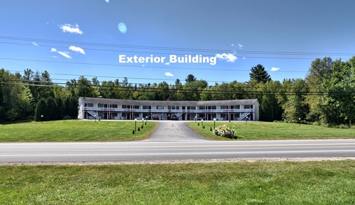 Two Queen Beds, exterior motel, located across the street from the main building, no elevator