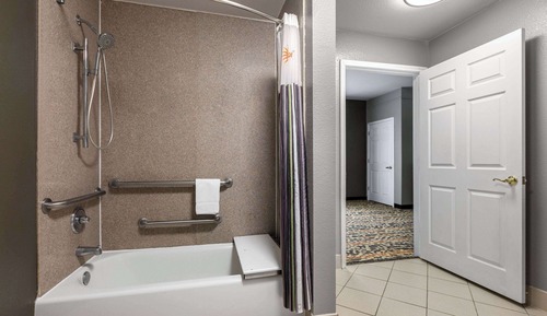 Suite, 1 King Bed, Accessible, Non Smoking (Mobility, Tub w/ Grab Bars)