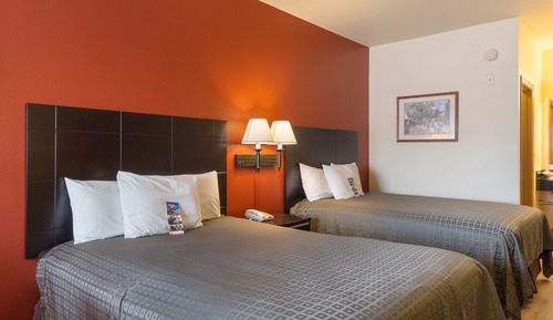 Standard Room, 2 Queen Beds, Non Smoking, Refrigerator & Microwave