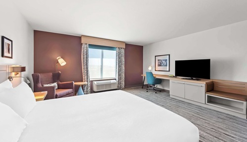 One King Bed, Non-Smoking, Accessible, Roll In Shower