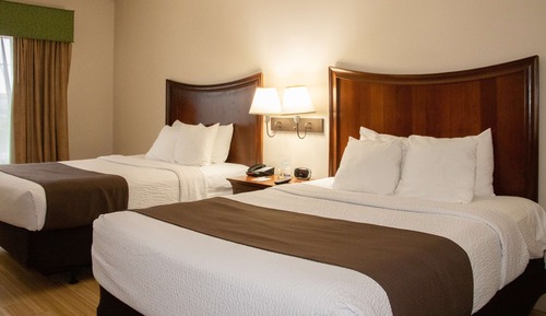 Standard Room, 2 Queen Beds, Non Smoking, Refrigerator & Microwave