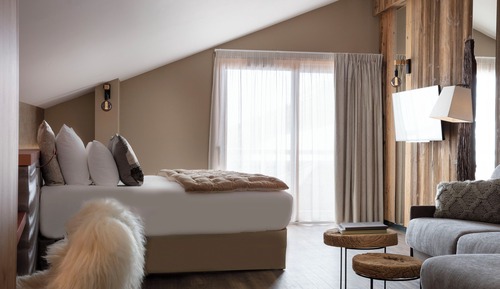 Suite, 1 King Bed with Sofa bed, Mountain View