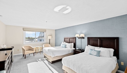 Standard Room, 2 Double Beds, Non Smoking, Harbor View