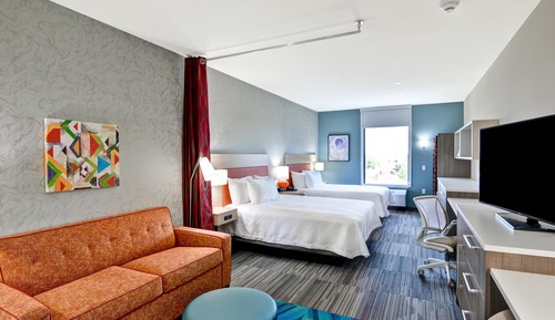 Studio, 2 Queen Beds, Accessible, Bathtub