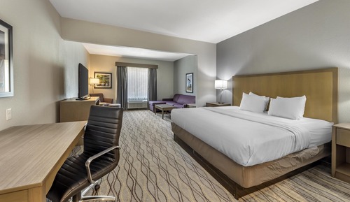 Suite, 1 King Bed with Sofa bed, Non Smoking, Refrigerator & Microwave (with Sofabed)