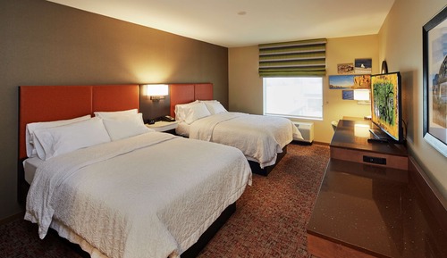 Room, 2 Queen Beds, Non Smoking, Refrigerator & Microwave