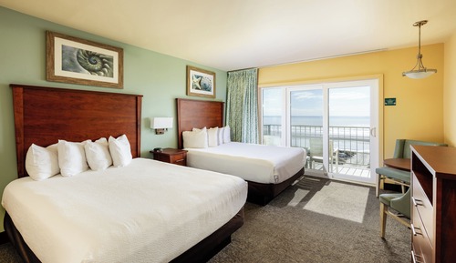 Basic Room, 2 Queen Beds, Ocean View