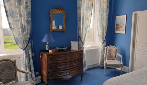 Deluxe Double Room, Private Bathroom, Park View (Chambre Bleue )