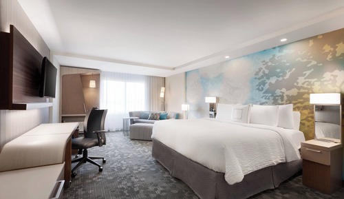 Room, 1 King Bed with Sofa bed, Hearing Accessible