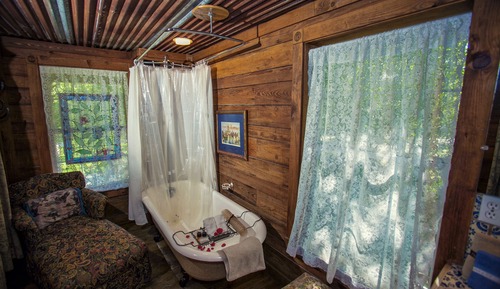 Classic Cabin, 1 Queen Bed, Jetted Tub (Hill County Lodge)
