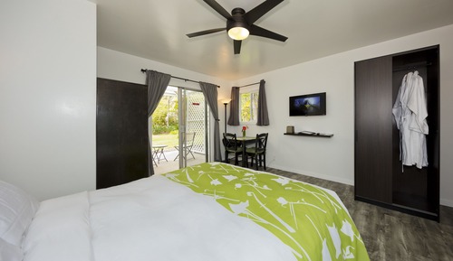 Deluxe Double Room, 1 Queen Bed, Patio, Garden View