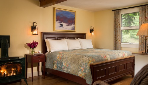 Perennial Fireplace Cottage Room