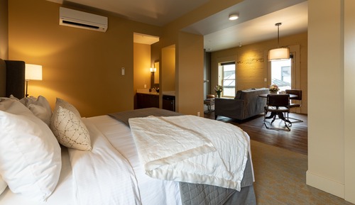 Studio Suite, 1 King Bed with Sofa bed, Kitchenette, Courtyard Area