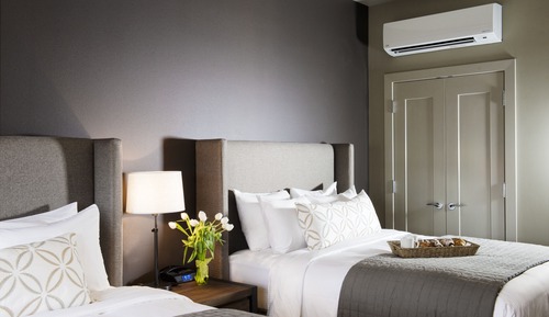 Classic Double Room, 2 Queen Beds, Refrigerator