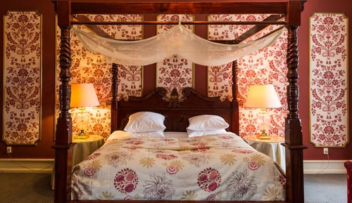 Large Castle Room with bathtub