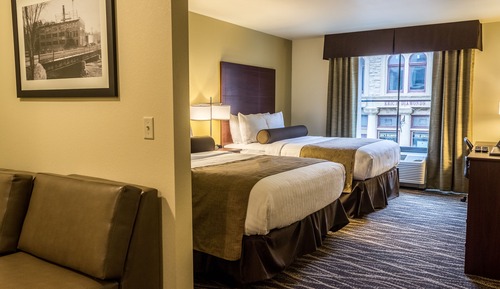 Studio, 2 Queen Beds with Sofa Bed, Non Smoking