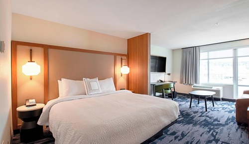 Suite, 1 King Bed with Sofa bed, Harbor View