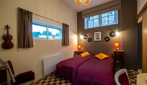 Twin Room, Private Bathroom (Aile)