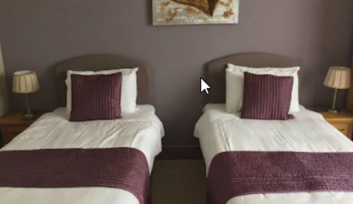 Deluxe Double or Twin Room, 1 King Bed, Partial Sea View