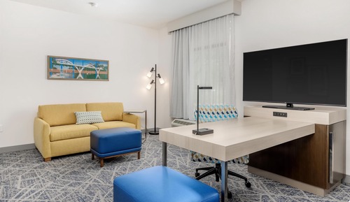 Studio, 1 King Bed with Sofa bed, Refrigerator & Microwave
