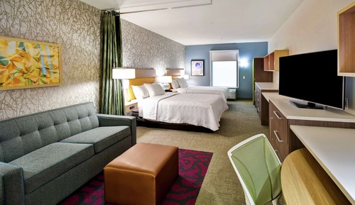 Studio, 2 Queen Beds, Accessible, Bathtub