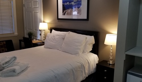 Basic Studio, 1 Queen Bed with Sofa bed, Fireplace