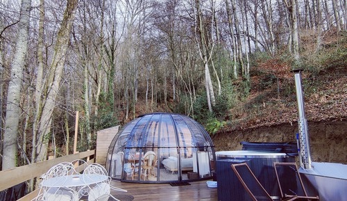 Comfort Tent, Private Bathroom (Dôme transparent)