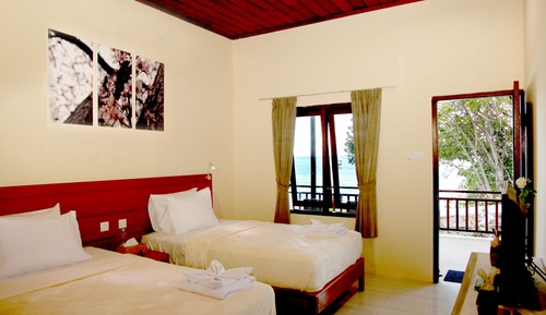 Twin Room, Sea View