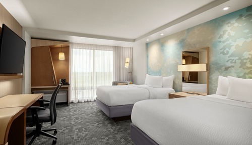 Room, 2 Queen Beds, Hearing Accessible (Roll-in Shower)