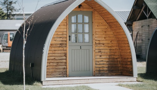 Basic Cabin, 2 Twin Beds, Non Smoking, Lake View