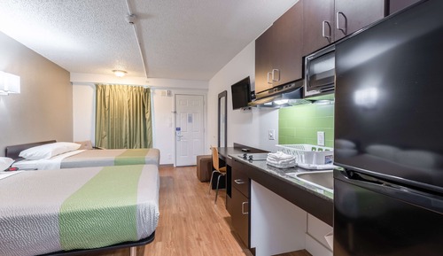Standard Room, 2 Double Beds, Non Smoking, Kitchenette