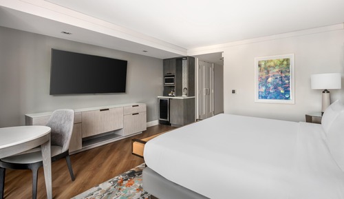 Studio, 1 King Bed, Accessible (Hearing)
