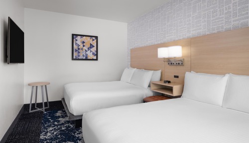 Standard Room, 2 Queen Beds, Accessible, Refrigerator