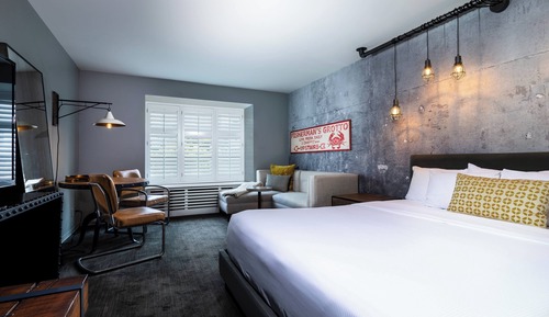 Room, 1 King Bed with Sofa bed (Hearing Accessible)