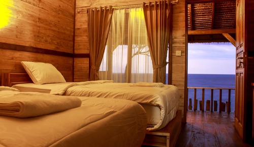 Traditional Cottage, 2 Twin Beds, Sea View