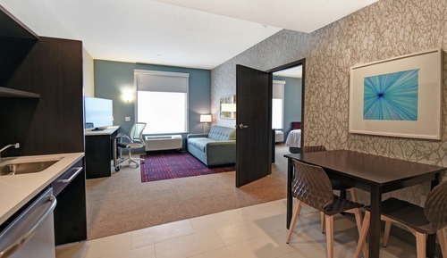 Suite, 1 King Bed, Accessible (Roll-In Shower, Mobility & Hearing)