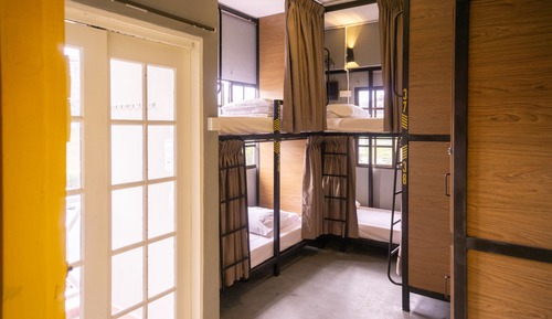 Bunk bed in 6-Bed mixed dormitory room 
