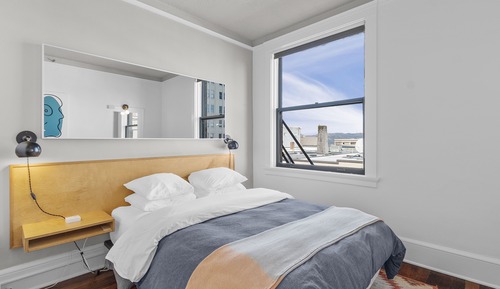 Single Room, 1 Queen Bed, Non Smoking (shared bathroom)